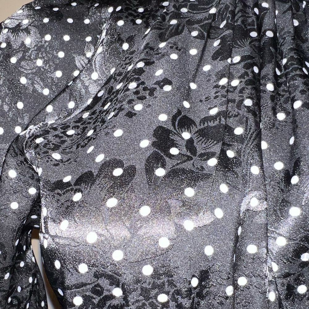 Calvin Klein Neck Bow Polka Dot Dress size 4 - Picture 5 of 9